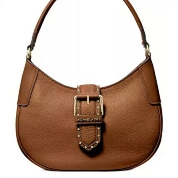 MICHAEL KORS Brown Leather Shoulder Handbag NWT - Picture 11 of 13